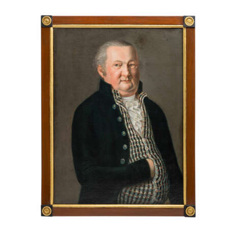 Maler 18./19. Jahrhundert, "Portrait des SIXT GOTTLIEB KAPFF (Marbach 1754-1914 Reutlingen)", - фото 2