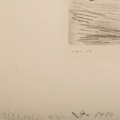 Konvolut 3 Zeichnungen und Grafiken: DÄHMCKE, STEINBECK, WENCK, 1920er/30er Jahre, - Foto 6