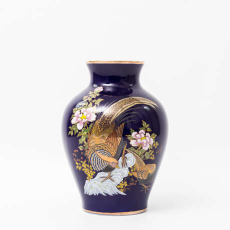 Kobaltblaue Vase - фото 1