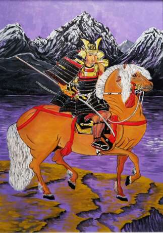 “Samurai. Of the black mountains.” Acrylic paint Battle 398 2018 - photo 1