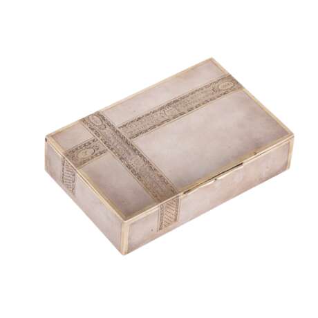 Серебряная сигарная коробка - Foto 1