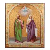 Икона Св,Агафангел и Анна - фото 1