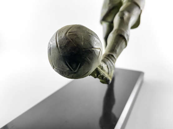 “Figurine Football Player. Germany Art Deco 1930s.” Mixed media 1930 - photo 3