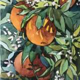 “Oranges” Mixed media Realist Landscape painting 2020 - photo 1