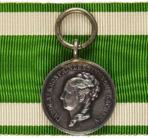 Silberne Kronprinzessin Carola-Medaille - фото 1