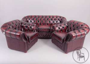 Set of leather furniture