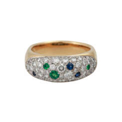 WERNER ZAPPE Ring mit Brillanten, zusammen ca. 1,04 ct