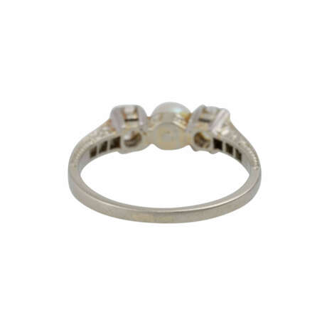 Ring mit 2 Altschliffdiamanten, zusammen ca. 0,4 ct, - фото 4