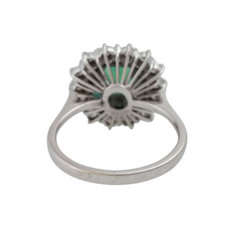Ring mit Smaragd von ca. 1 ct, - фото 4