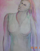 Женщина с распущенными волосами