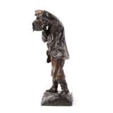 “French bronze composition” Paul Louis Emile Loiseau-Rousseau (1861 - 1927) Leather Mixed media 398 XIX - photo 2