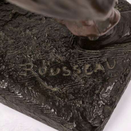“French bronze composition” Paul Louis Emile Loiseau-Rousseau (1861 - 1927) Leather Mixed media 398 XIX - photo 4