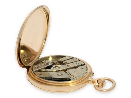 Taschenuhr: hochwertiges rotgoldenes Ankerchronometer, Hofuhrmacher des russischen Zaren, Pavel Buhre No.158882, ca. 1900 - фото 3