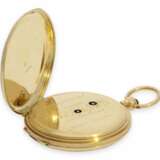 Taschenuhr: wunderschöne Gold/Emaille-Savonnette im Stil der frühen Uhren von Patek & Czapek, Genf um 1850 - фото 7
