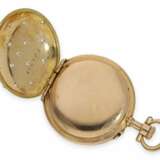 Taschenuhr: hochfeine Louis XV Damen-Lepine mit Gold/Emaille-Gehäuse, Diamant- und Perlenbesatz, No.200305, vermutlich Paul Garnier Paris, um 1890 - photo 4