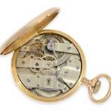 Taschenuhr: elegante Herrentaschenuhr von Patek Philippe mit Originalbox, Ankerchronometer, geliefert an den Chronometermacher Rodanet in Paris, ca. 1885 - photo 3