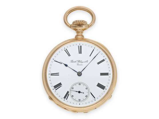 Taschenuhr: exquisites Patek Philippe Ankerchronometer No.78061, spezielles und äußerst rares Chronometerkaliber, Genf ca. 1889 - фото 1