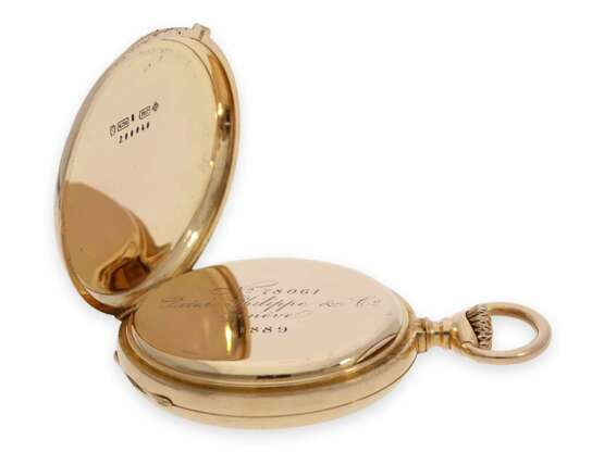 Taschenuhr: exquisites Patek Philippe Ankerchronometer No.78061, spezielles und äußerst rares Chronometerkaliber, Genf ca. 1889 - фото 5