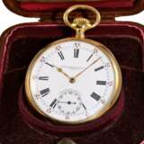 Taschenuhr: seltenes Patek Philippe Ankerchronometer "Gondolo" mit Patek Philippe Originalbox, Geneve 1912 - Foto 1