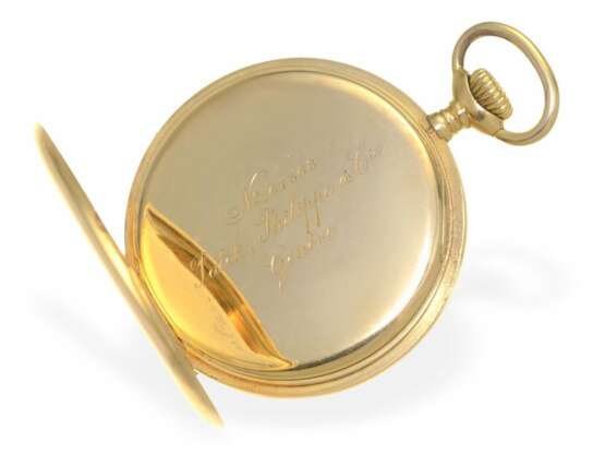 Taschenuhr: seltenes Patek Philippe Ankerchronometer "Gondolo" mit Patek Philippe Originalbox, Geneve 1912 - фото 4