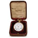 Taschenuhr: seltenes Patek Philippe Ankerchronometer "Gondolo" mit Patek Philippe Originalbox, Geneve 1912 - Foto 5
