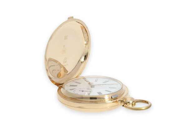 Taschenuhr: beeindruckendes, schweres Schweizer Chronometer um 1870, Chronometerhemmung, Monard & Co. Geneve No.210886 - фото 2