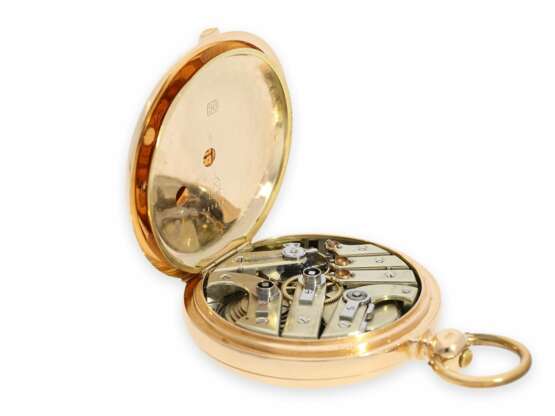 Taschenuhr: beeindruckendes, schweres Schweizer Chronometer um 1870, Chronometerhemmung, Monard & Co. Geneve No.210886 - Foto 4