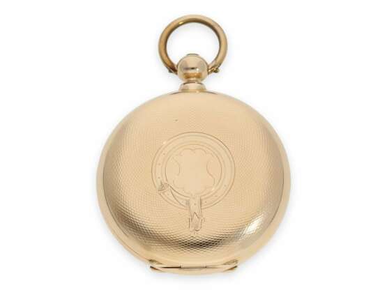 Taschenuhr: beeindruckendes, schweres Schweizer Chronometer um 1870, Chronometerhemmung, Monard & Co. Geneve No.210886 - фото 7