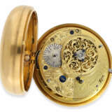 Taschenuhr: schwere Doppelgehäuse-Taschenuhr fantastischer Qualität, bedeutender Londoner Uhrmacher, Alexander Cumming, Londoner Hallmarks 1781 - Foto 2