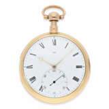Taschenuhr: extrem schweres englisches Chronometer mit Rubin-Duplexhemmung und 1/8 Repetition, James Mc. Cabe London No.7187, Hallmarks 1811 - Foto 1