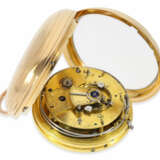 Taschenuhr: extrem schweres englisches Chronometer mit Rubin-Duplexhemmung und 1/8 Repetition, James Mc. Cabe London No.7187, Hallmarks 1811 - фото 3