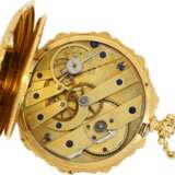 Taschenuhr/Anhängeuhr: exquisite, ganz frühe Patek Philippe Gold/Emaille-Uhr, No. 19782, Genf ca.1860 - photo 3
