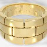 Ring: breiter, hochwertiger vintage Goldschmiedering aus dem Hause Cartier - photo 2