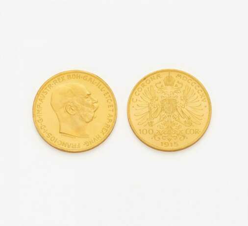 Zwei Gold-Münzen - photo 1