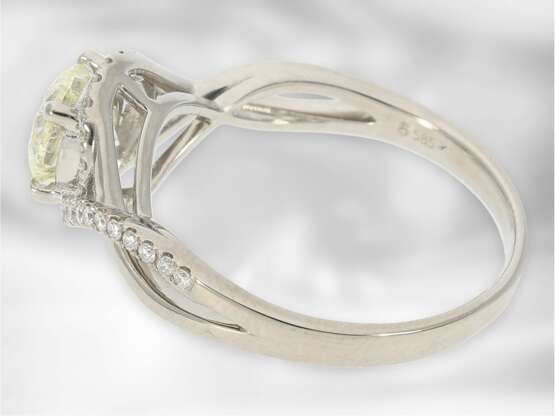 Ring: moderner, hochwertiger Brillant-Damenring, ca.1,13ct, sehr hohe Reinheit - фото 2
