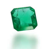 Smaragd: natürlicher Smaragd im Emerald-Cut, sehr gute Farbe, ca. 1,45ct, Herkunft Columbien - photo 1