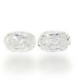 Diamant: 2 äußerst hochwertige Diamanten-Paar von zusammen ca. 1,18ct, oberer Qualitätsbereich - Foto 1