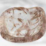 Schale: einzigartiges Kunstobjekt, Edelstein-Schale "Venushaar" aus Rutil-Bergkristall, aktuelles Wertgutachten über 31.000€ - photo 2