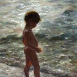 Oil painting “Boy by the sea”, Canvas, Oil paint, Realist, Marine, Russia, 2011 - photo 1