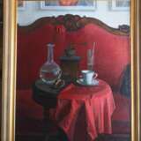 “Still life with coffee Grinder” Folke Nieminen (1931-2010) Cardboard Oil paint Realist Still life 1960 - photo 1