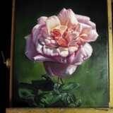 “Rose” Canvas Oil paint Romanticism Still life 2017 - photo 1