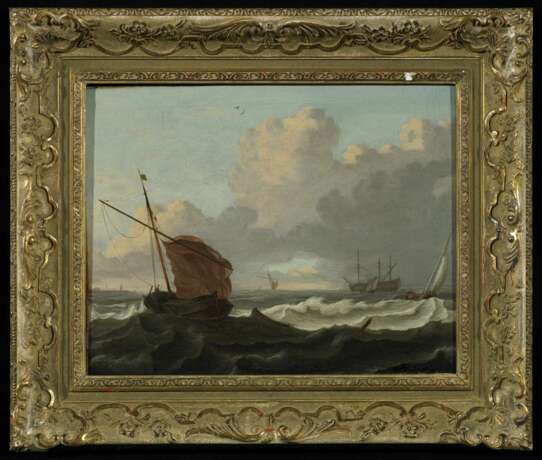 Backhuysen, Ludolf, 1630 Emden - 1708 Amsterdam, Segelboote auf stürmischer See - Foto 2