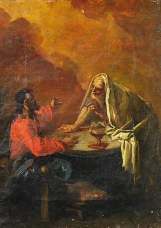 Troger, Paul, 1698 Welsberg - 1762 Wien, Die nächtliche Begegnung Jesu mit dem Pharisäer Johannes Nikodemus - Foto 1