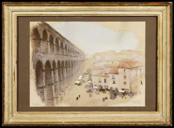 Unbekannter Künstler, Das Aquädukt in Segovia - Foto 2