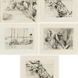 Sterl, Robert Hermann, 1867 Grossdobritz - 1932 Naundorf, Konvolut aus fünf Radierungen auf Papier - photo 1