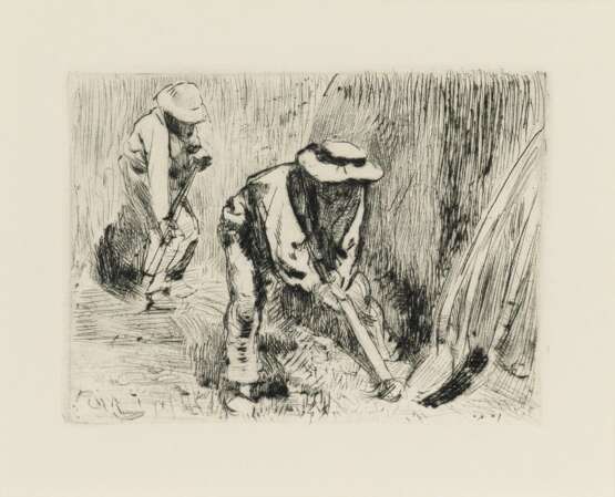 Sterl, Robert Hermann, 1867 Grossdobritz - 1932 Naundorf, Konvolut aus fünf Radierungen auf Papier - фото 5