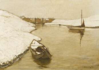 Clarenbach, Max, 1880 Neuss - 1952 Wittlaer/ Düsseldorf, Winter an der Erft