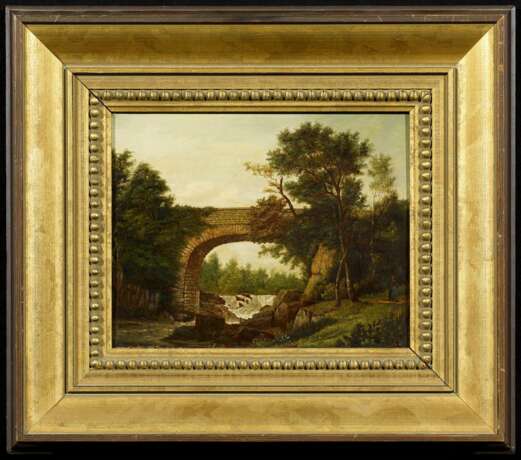 Nasmyth, Alexander, 1758 Edinburgh - 1840 Edinburgh, Flusslandschaft mit Brücke - Foto 2