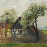 Sterl, Robert Hermann, 1867 Grossdobritz - 1932 Naundorf, Bauernhaus im Frühling - photo 1