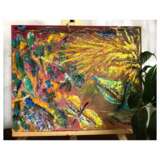 “Explosion of emotions (An explosion of emotions)” Wood Oil paint Impressionist Landscape painting 2020 - photo 1
